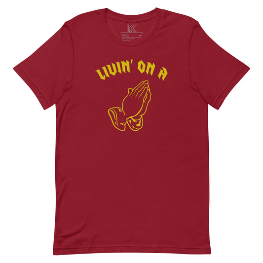 LIVIN' ON A PRAYER essential tee